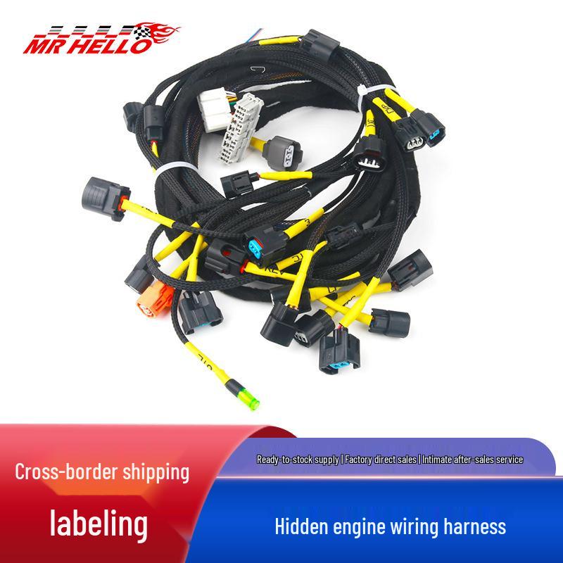 

Скрытая моторная коса Honda Acura K-Swap для Civic Type S 2001-2005 годов Hidden Engine Harness