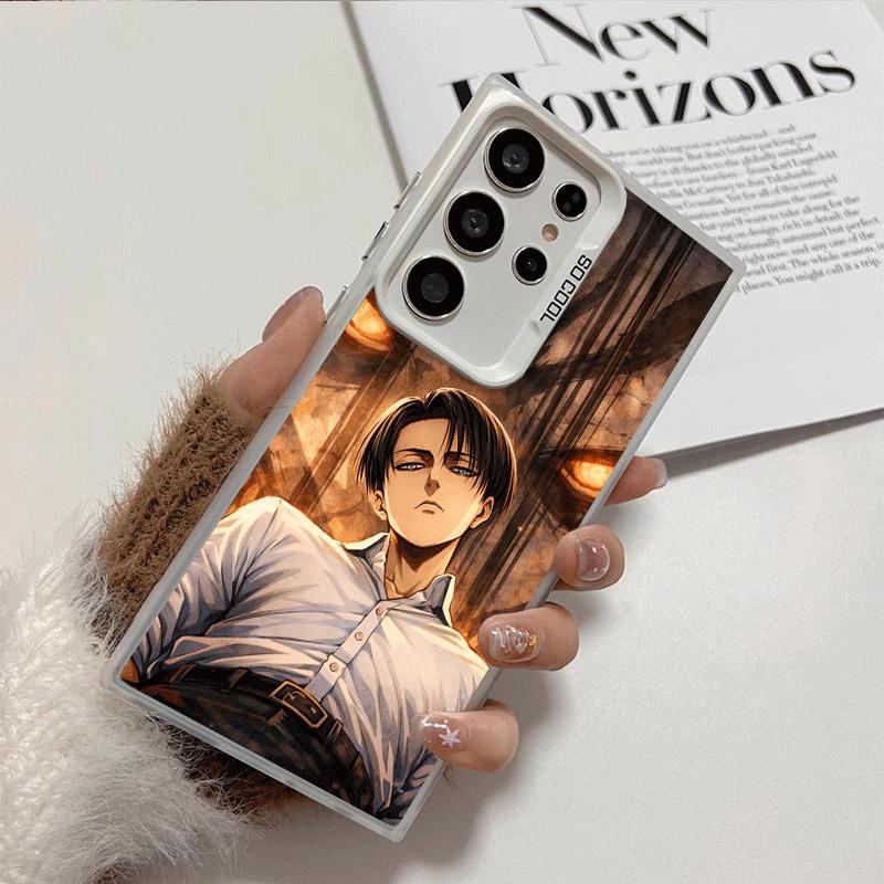 

A-Attack On T-Titan Levi Shockproof Phone Case for Samsung Galaxy S26 Edge S25 Ultra S24 FE S23 Plus S21 Cover Anti Fall Fundas Samsung S26 Ultra