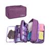Multifunctional Toiletry Organizer Underwear Bra Finishing Bag Space Saver High Capacity Cosmetics Bags Waterproof Travel Box