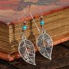 Personalized Vintage Blue Crystal Women's Earrings Generous Earrings