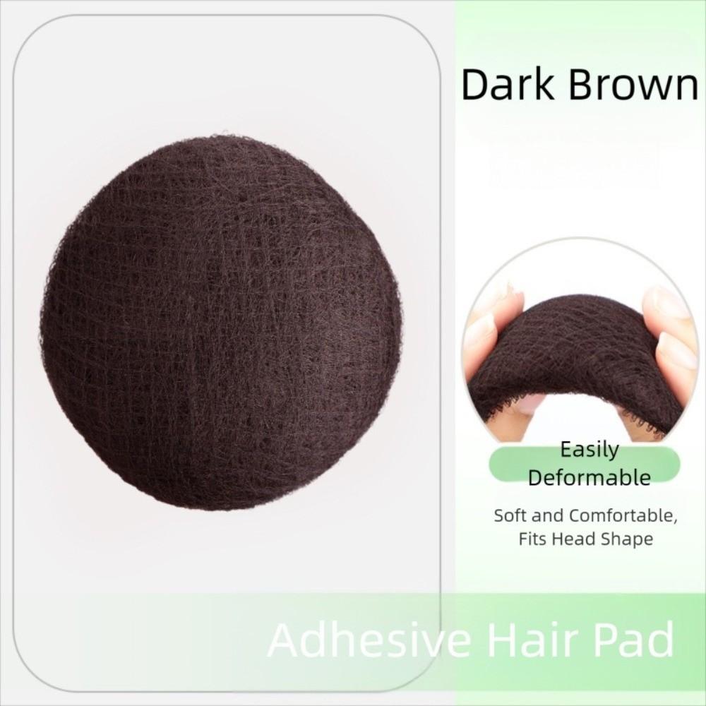 Traceless Pasted Hair Pads Lightweight Top of The Head Replacement  Increase Hair Volume