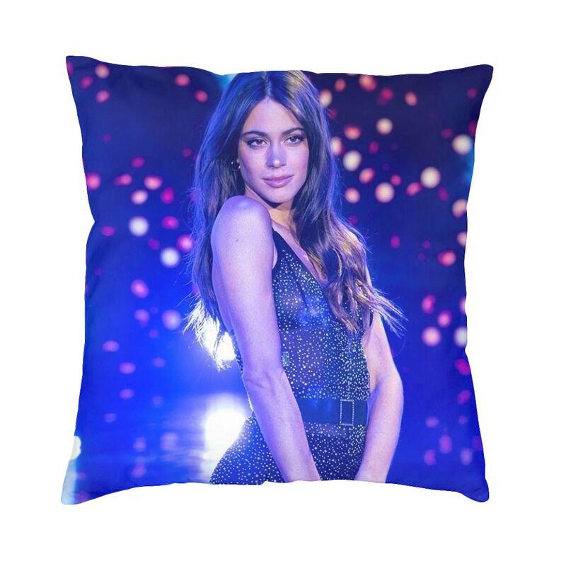 Martina Stoessel Model Cushion Cover for Sofa Soft TINI Argentine Singer And Composer Throw Pillow Case Bedroom Pillowcase