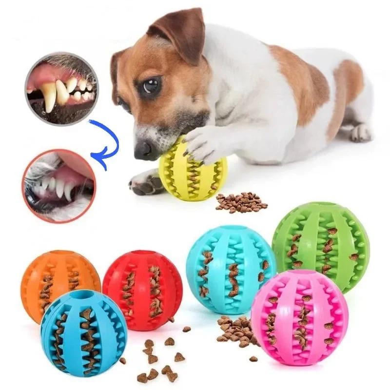 Spielzeug für Hunde, Gummi-Hundeball für Welpen, lustiges Hundespielzeug für Haustierwelpen, große Hunde, Zahnreinigung, Snackball, Spielzeug für Haustierprodukte