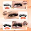 Mixed Pack D Curl Cluster Lashes - 50D/60D/80D, Large Capacity False Lashes Book.