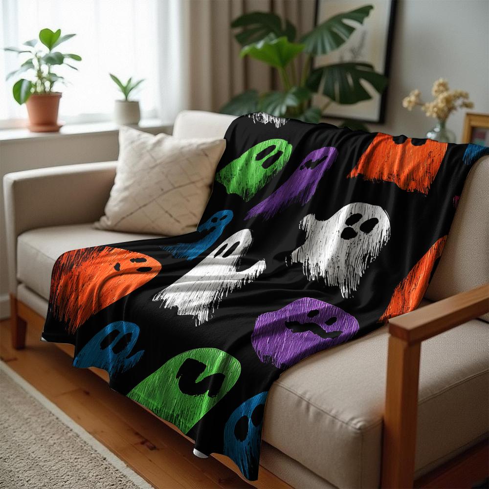 Multicolor Rubber Duck Crowd Soft Flannel Blanket Breathable Warm Throw for Office Car Sofa Kids Room Birthday Xmas Gift