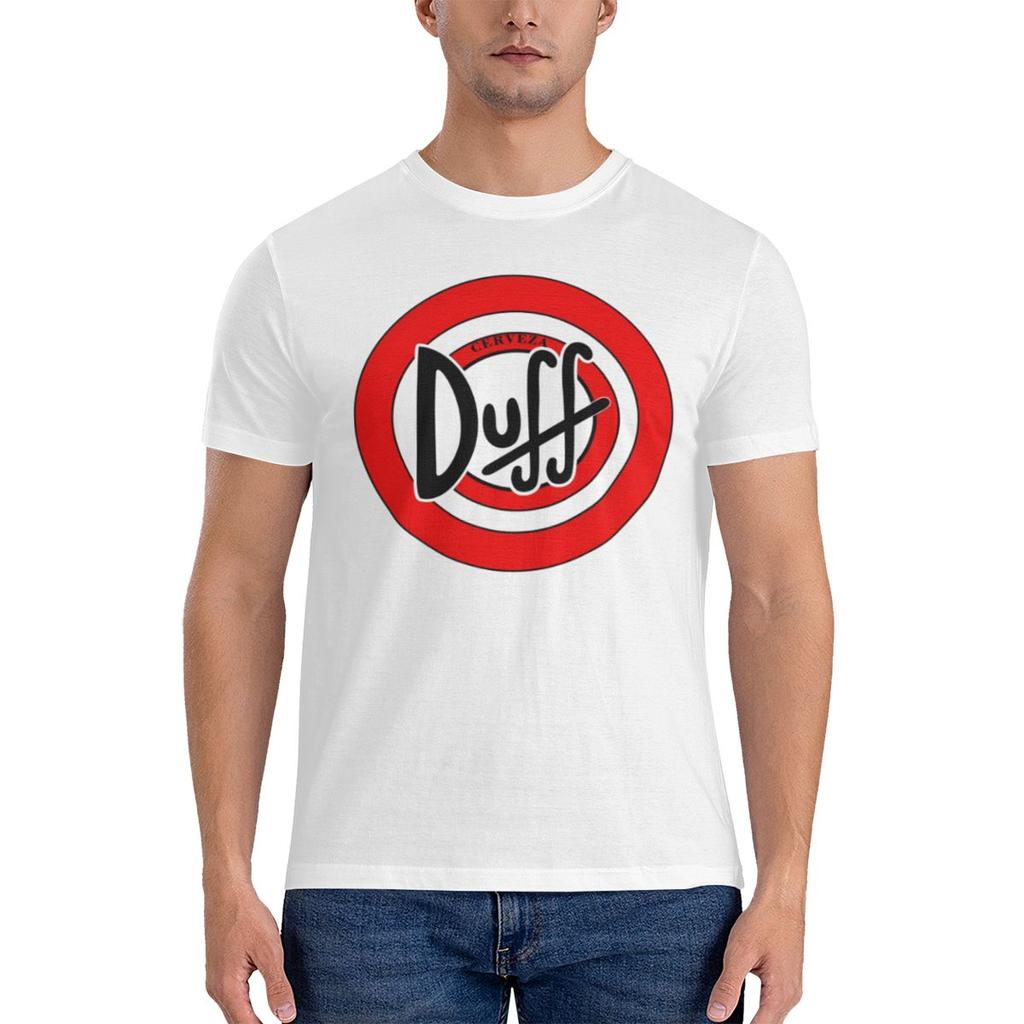Duff Beer 5 Ultraminimalist Tshirt Artistic Commuting Rich Color Basic Tee