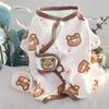 Cute Belly-protecting Puppy Clothes, Autumn And Winter Teddy Bichon Small Puppy Pet Four-legged Winter Belly-covering Pajamas
