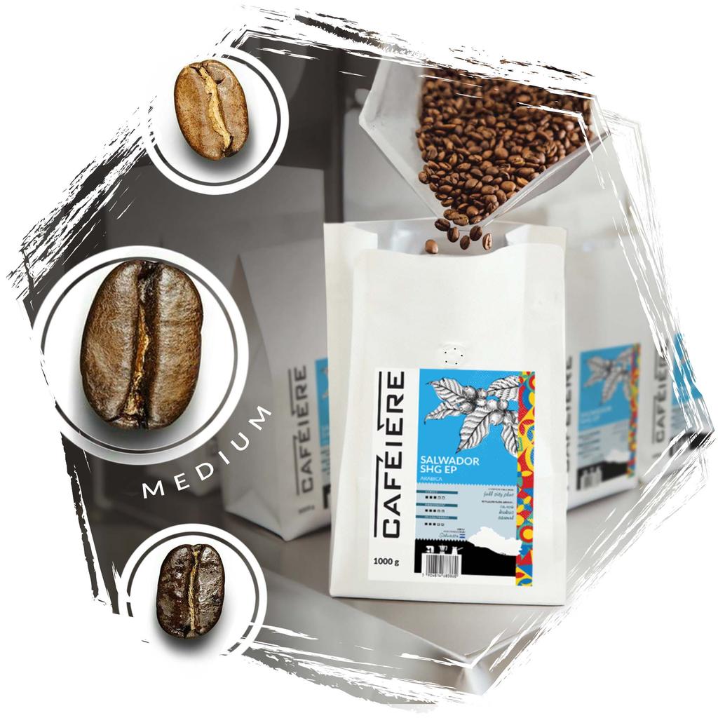 Kawa ziarnista cafeiere arabica salwador shg ep, 1kg