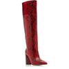 Fashion Brand Design European American Crocodile Sleeve Knee High Women's Boots Large 43 Thick Heel High Boots Show Knight Women's Shoes