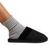 Womens/Ladies Faux Suede Flat Slides