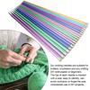 25cm Länge Stricknadeln Set 22 Stück in 11 Größen Einfache Nadeln Für Erwachsene