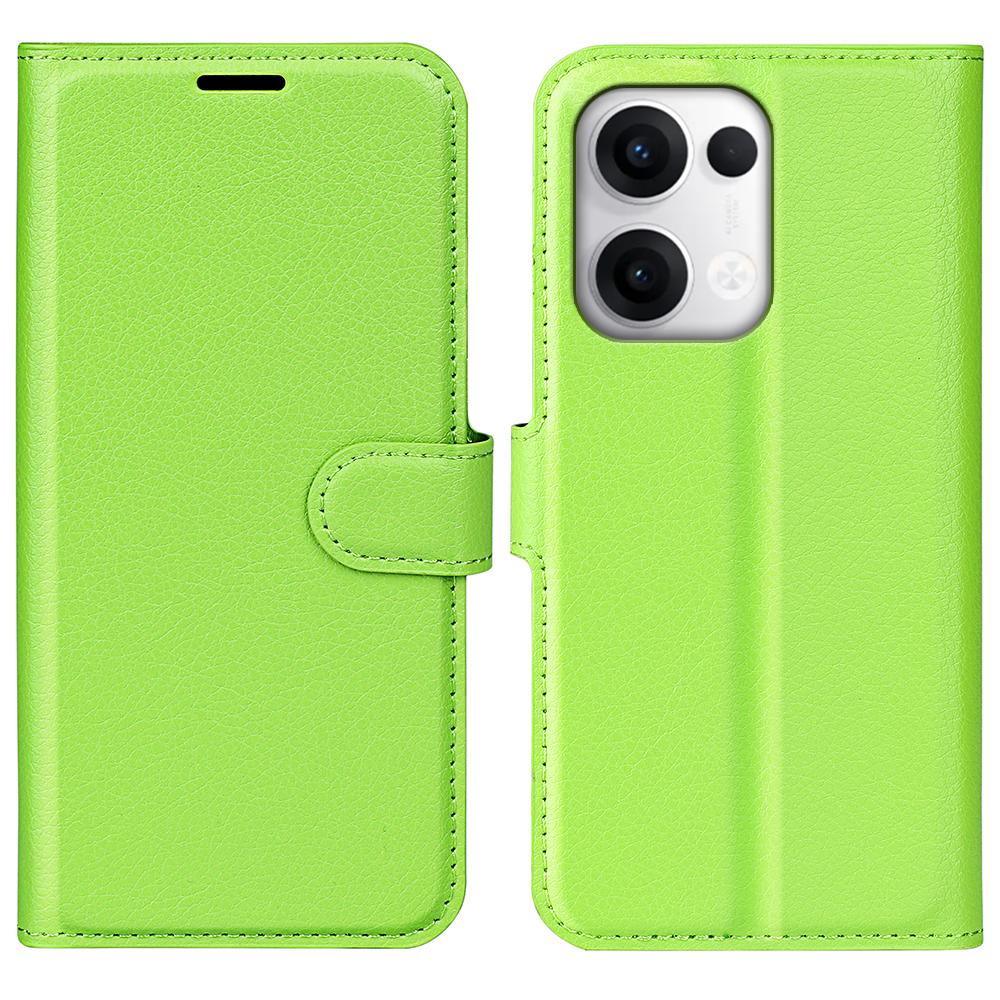 For Oppo Reno13 Pro 5G Case Litchi Texture Shockproof Leather Wallet Phone Cover