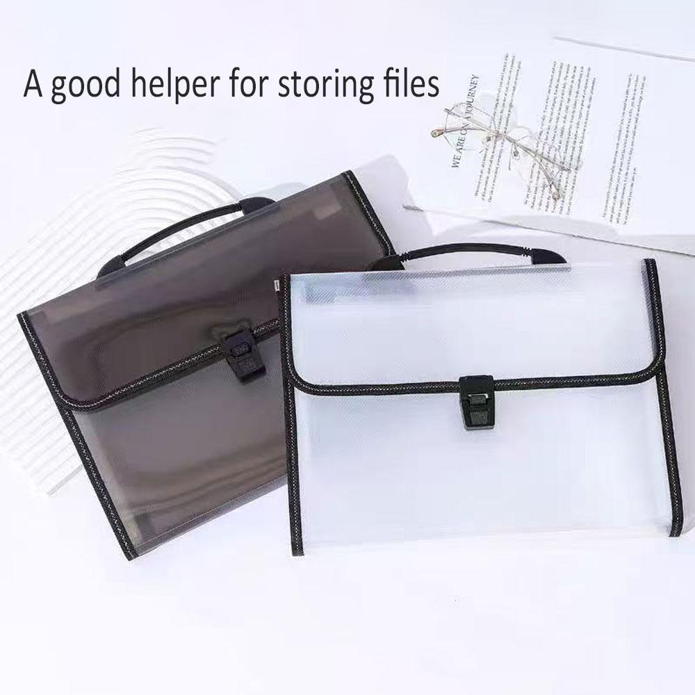 1PC twill portable accordion bag, 13 layers of large-capacity folders, easy to classify and store files.