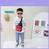 Trendy Cool Children's Canvas Crossbody Bag For Boys Stylish Durable And Versatile Design