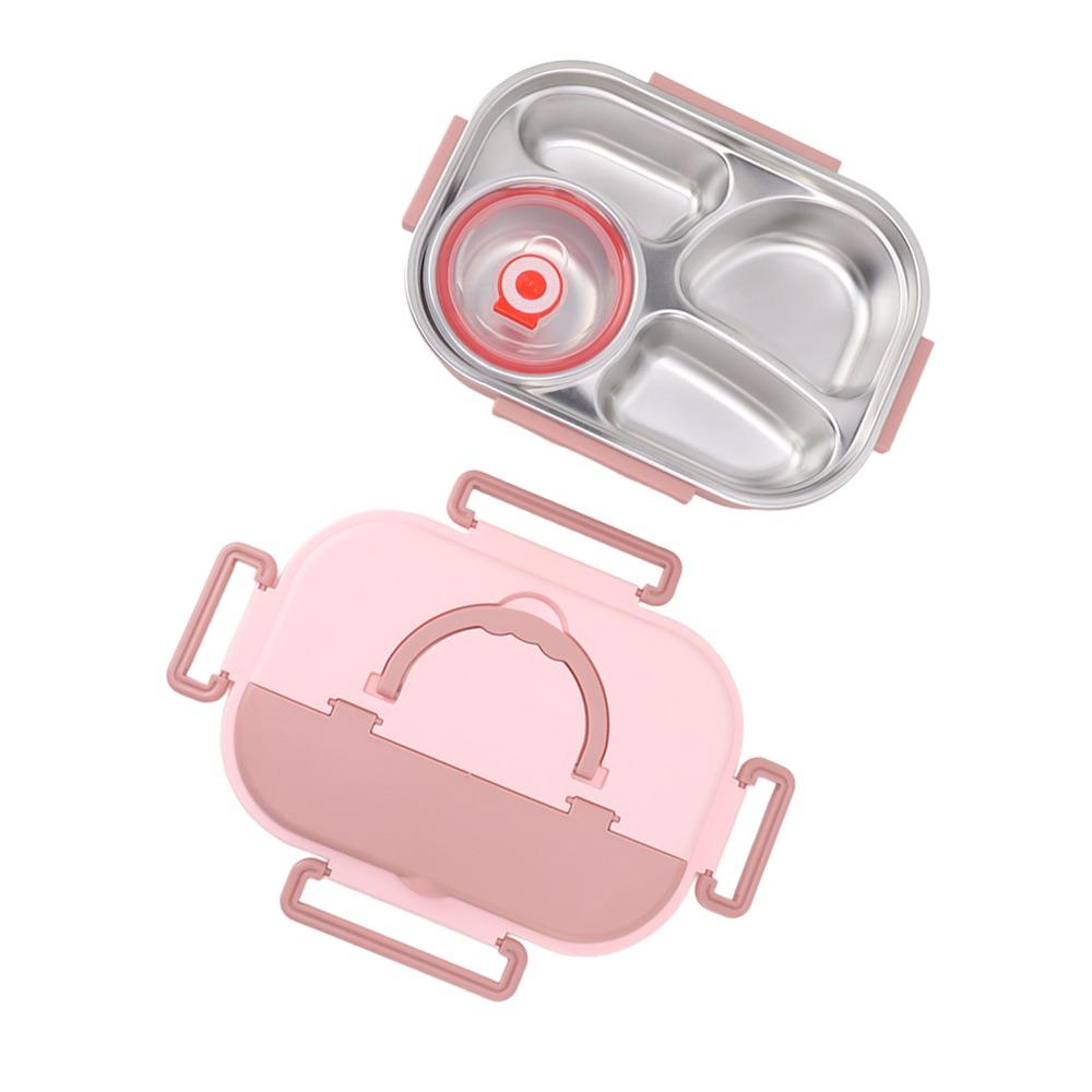 1200ml Lunch Storage Container 304 Stainless Steel Food Container  For Camping