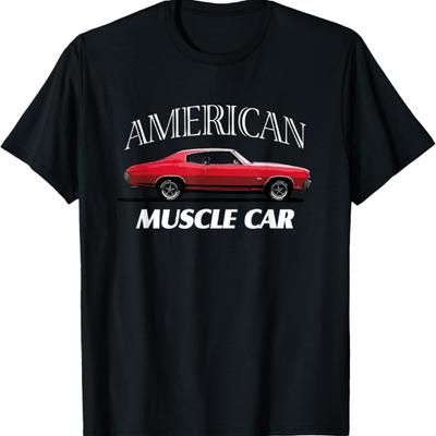 Muscle Car American Shirt. Vintage T-Shirt