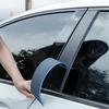 6PCS Car Window Trim Covers For Genesis GV60 Accessories JW1 2021~2025 2022 2023 2024 B C Column Pillar Black Film Sticker Tools