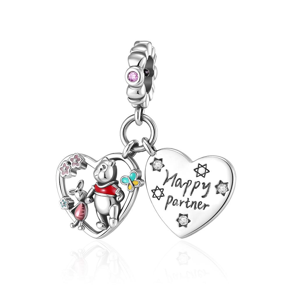 Brand New Copper Metal Girl, Duck, Cat Bead Component Pendant Bead Component Ideal Designed For European Authentic Original Bracelet High Quality