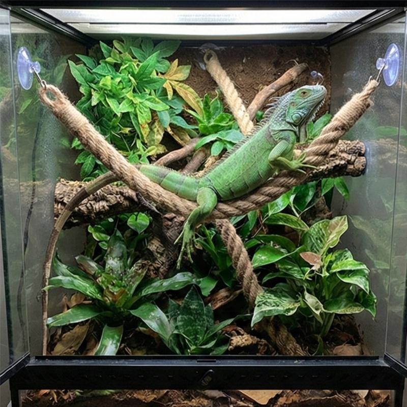 Reptiles Animal Tanks Accessory Climbing Rope Toy For Snake Climbing And Exercise Enclosure Toy for Reptiles Enrichment