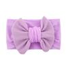 Children's Unisex Hair Accessories Big Knotted Bow Headband Nylon Fabric Baby Headdress Stockings Washable Eco-Friendly All