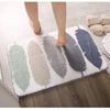 Print Sponge Bathroom Cashmere Thickening Mat Bath Non-slip Carpets In Wash Basin Bathtub  Floor Rug Shower Room Doormat Memory Foam 3D Pad
