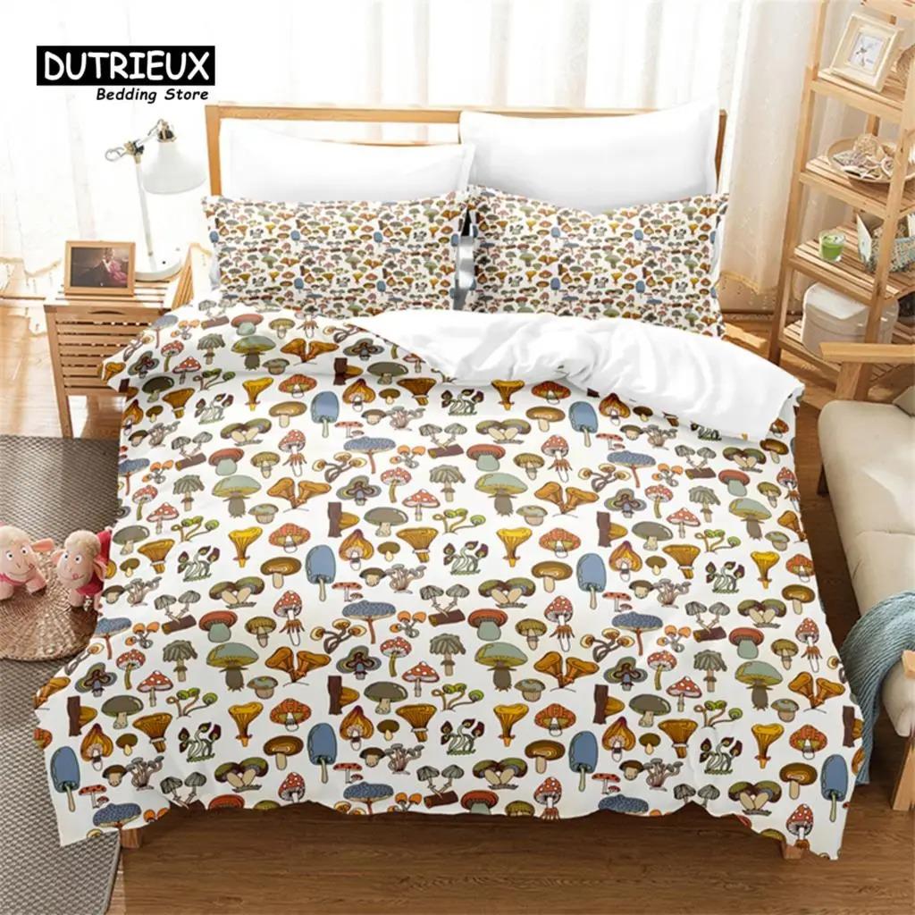 

Simple Cartoon Pattern Duvet Cover Set, Art Bedding Set, Soft Comfortable Breathable Duvet Cover, For Bedroom Guest Room Decor EU Single 135x200cm