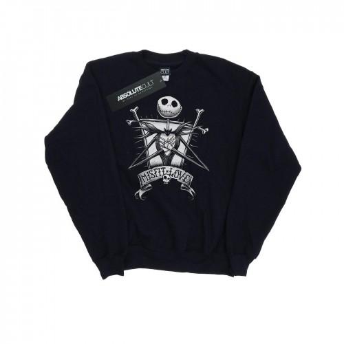 Disney Womens/Ladies Nightmare Before Christmas Misfit Love Sweatshirt