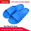 Anti-Static Breathable Cleanroom Slippers, Dustproof Work Shoes with Thickened Soft Sole