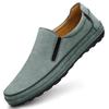 Fashion Fashion Men's Simple lightweight Flat bottomed plus size bean shoesHandmade soft comfortable Non-slip Casual Men's loafer Shoes
