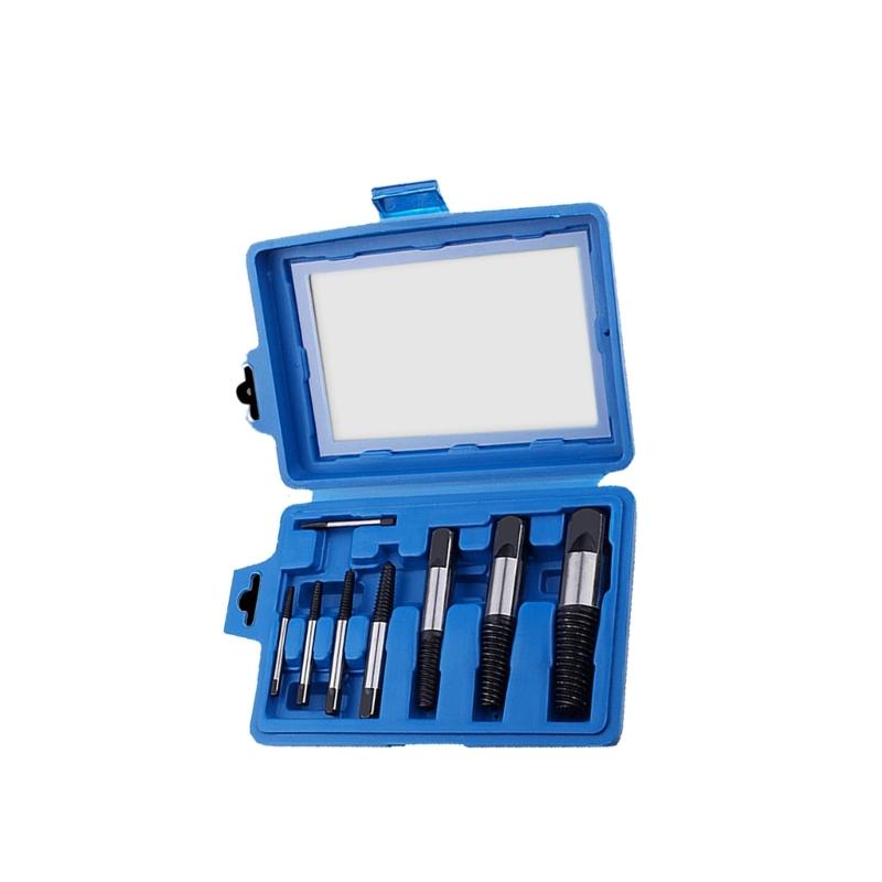 8Pcs Functional Pipes Screw Extractor Set Manual Plumbing Tool Set For Damaged Broken Bolt Removal Water Pipes Tool