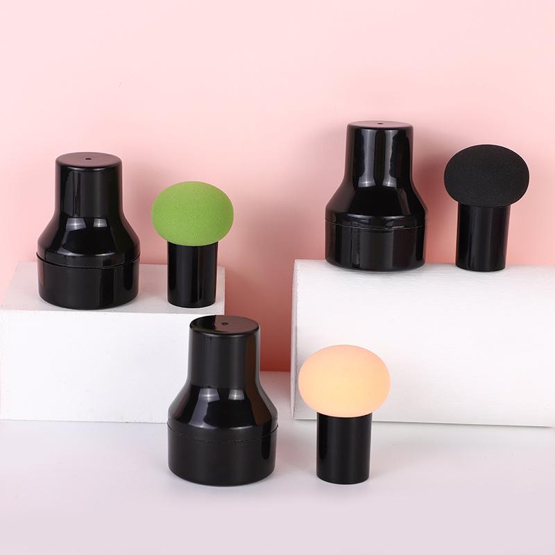 Dual-Use Mushroom Makeup Sponge with Handle