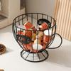 Durable Hollowing Out Coffee Pod Capsule Holder GoldBlack Display Rack Aesthetically Pleasing Iron Fruit Basket Ironwork for Home