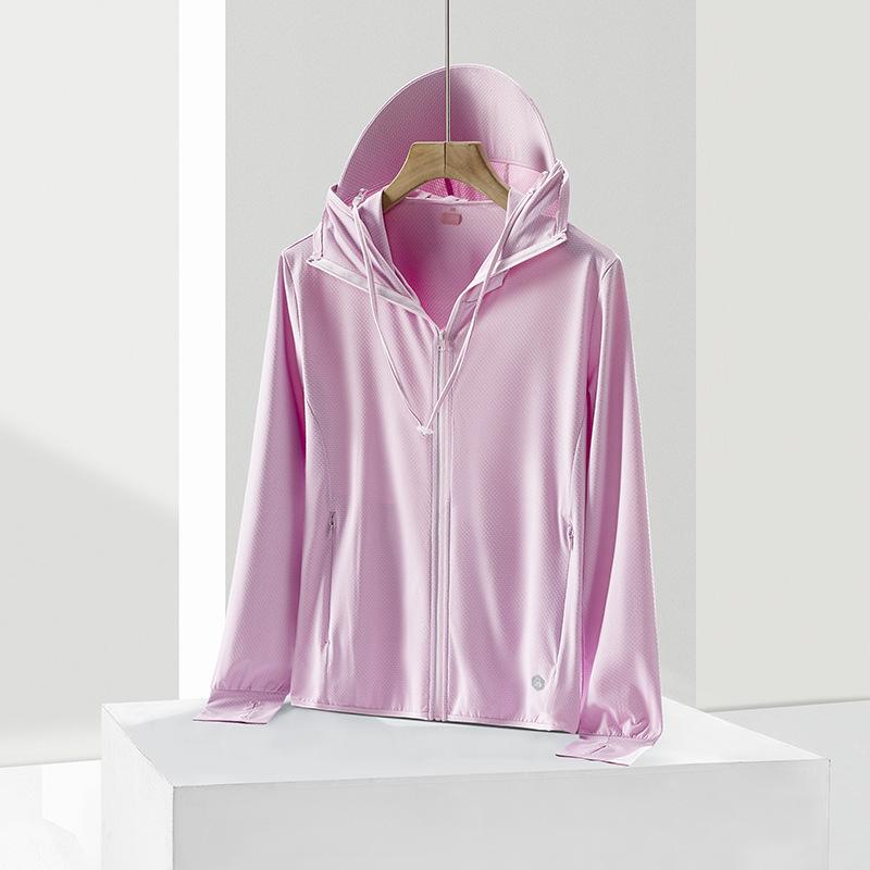 Sunscreen clothes for men and women, light and cool coats in summer, running sports, quick-drying and breathable ice silk skin clothes