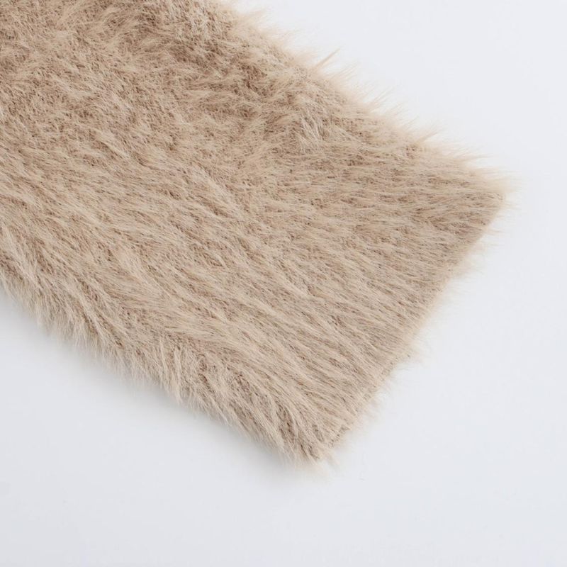 Kaslead New Arrival Women's Clothing Fashion Style Fashion Artificial Fur Effect Knitting Outwear 5755139