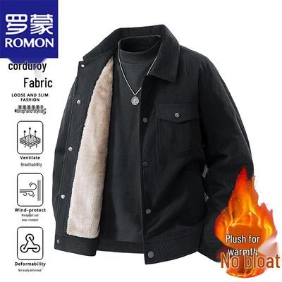 Men's Fleece Lined Corduroy Jacket