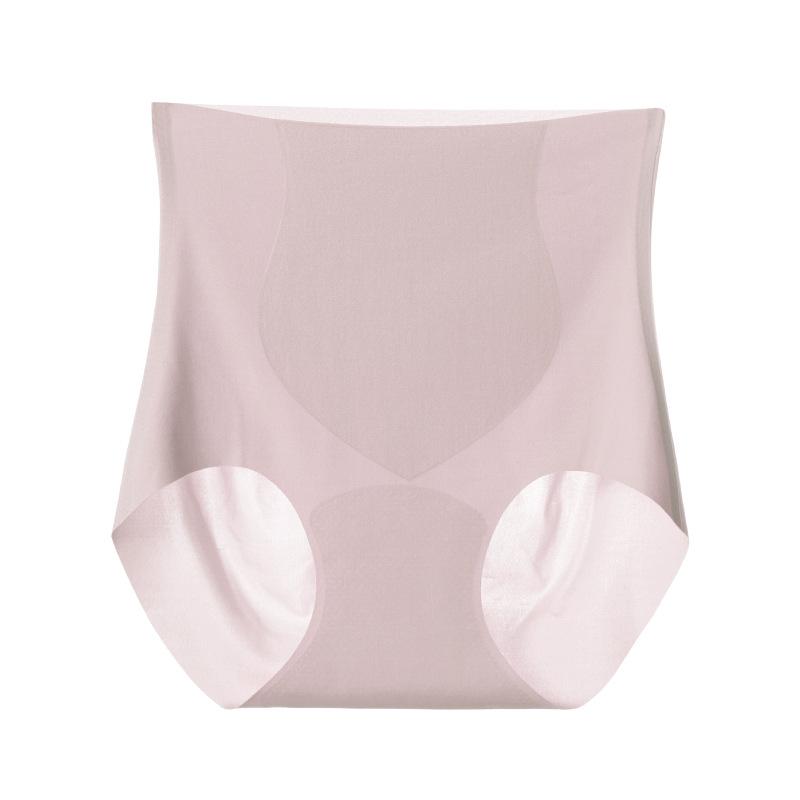 Fashionable Women's Abdominal Tightening Underwear Comfortable Breathable Summer Thin High Waist Plus Size Women's Triangle Panties