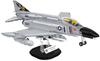 COBI Building Blocks Toy: U.S. Air Force F-4 Phantom II Fighter Plane At Midway, 1/48 Scale, 703 Pieces, Compatible with Lego [MADE IN EU], 5897