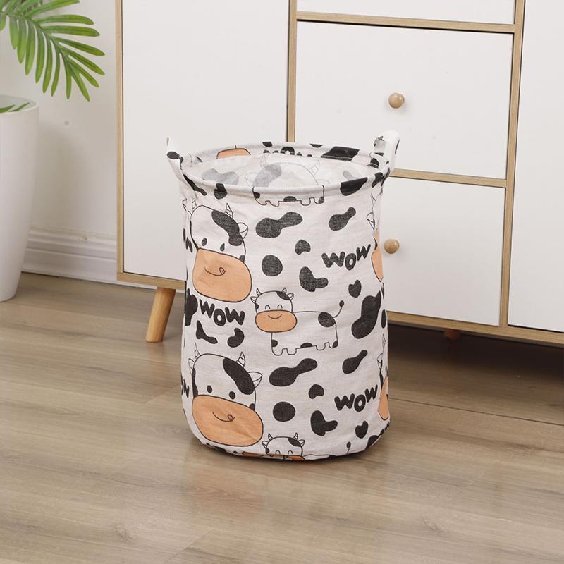 Dirty Clothes Storage Basket Bathroom Storage Bucket Foldable Storage Bag