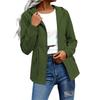 Women's Windbreaker Hooded Jacket with Zipper for Outdoor Hiking