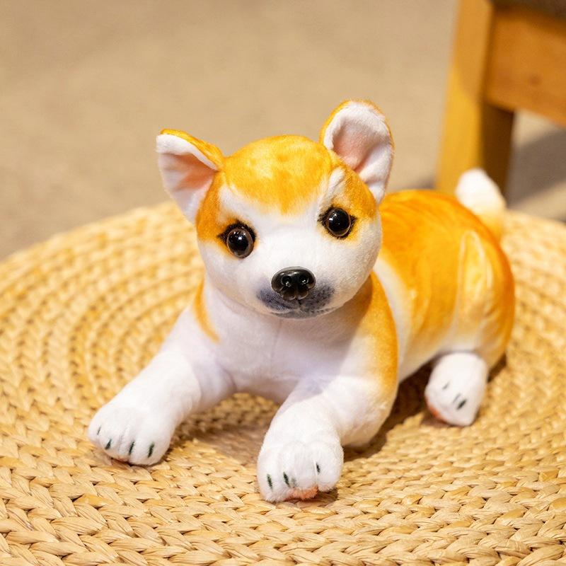 Niedlicher Simulationswelpe Dalmatinerpuppe Plüschtier Husky Shar Pei Hundepuppe Kinderspielpuppe
