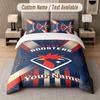 Custom Bedding Set Sydney Roosters Pattern, Print Name Text 1 Duvet Cover Plus 2 Pillowcases Home Textile
