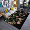 Floral Beaded Design Carpet Suitable As a Non-slip Mat for the Living Room or Bedroom Sofa