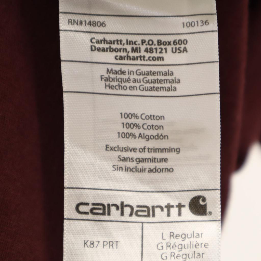 carhartt T-shirt manches courtes L Violet Poke T Homme Occasion