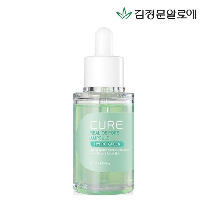 CURE [Kim Jung-moon Aloe] Cure Realoe Pore Ampoule 40ml x 1 FREE
