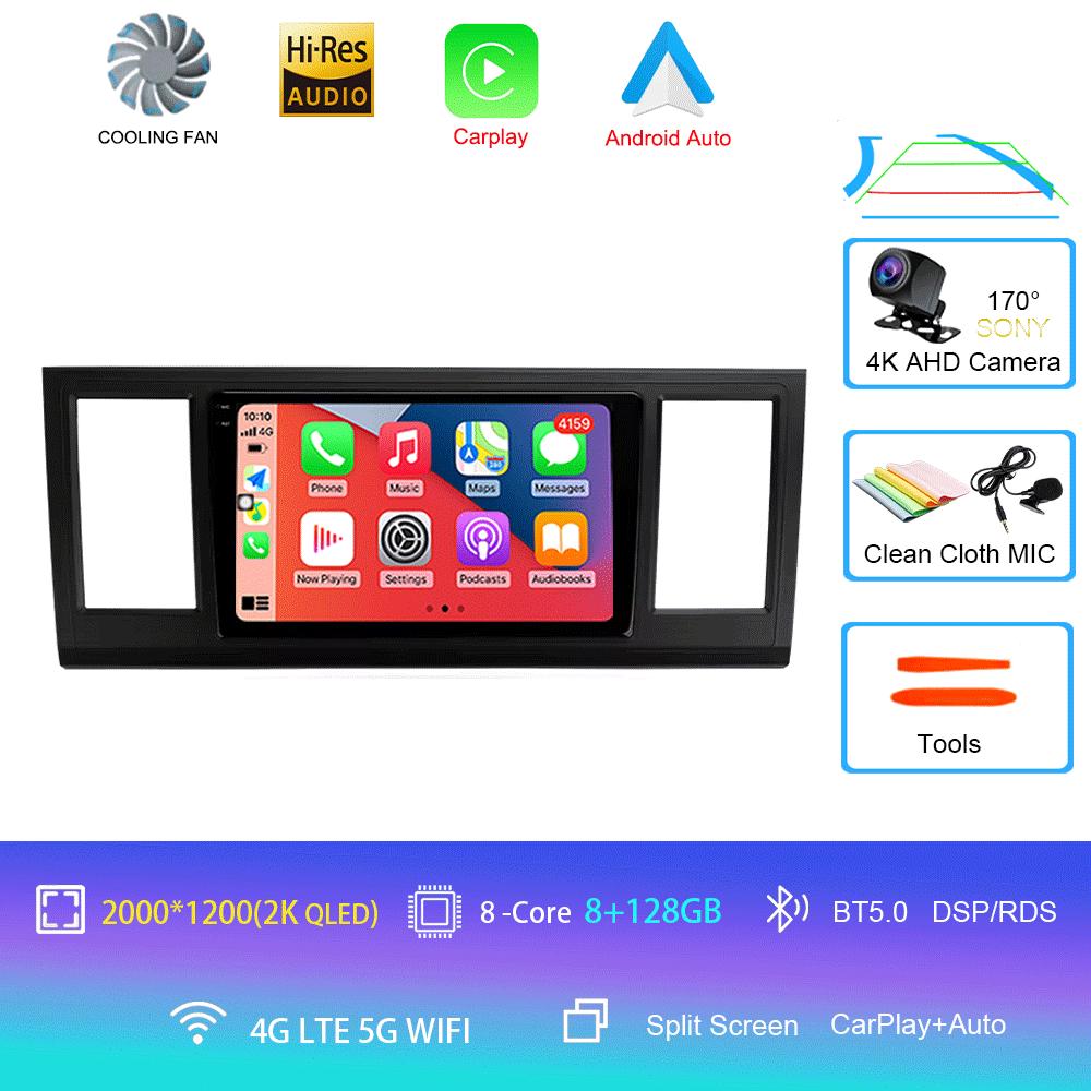 Radio Auto Android 14 Carplay Auto Player Multimedia Pentru Volkswagen Caravelle 6 T6.1 T6 2015-2020 Autoradio Stereo 2din Unitate Principală