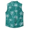 Men's Workwear Lapel Button-Down Vest Shirt - Lightweight Sleeveless Top