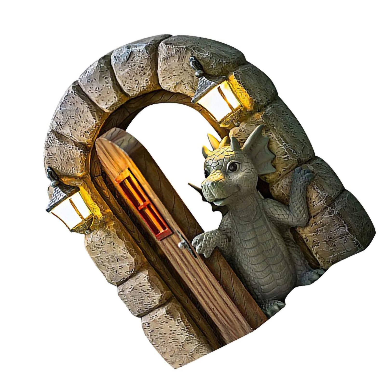 

Фигурка динозавра из смоляного материала, яркая, симпатичная, стильная, компактная, привлекательная, декоративная, художественная статуэтка динозавра