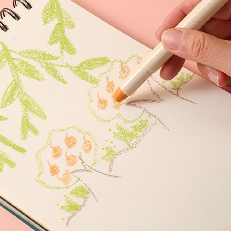 8x Multifunctional Highlighters Set Aesthetic Highlighter Marker Fluorescent Pen Bible Marker Pen for Student