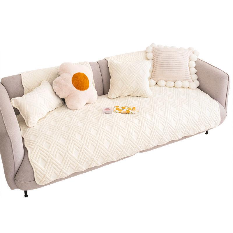 New Fashion Nordic Ins Wind Plush Sofa Cushion Sofa Towel Simple Modern Seat Cushion Four Seasons Autumn And Winter Sofa Cover