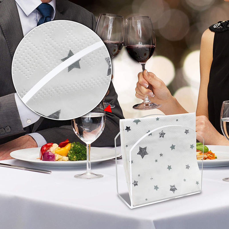 

Acrylic Tissue Box Holder Desktop Vertical Home Napkin Holder Tissue Box Organizer Office Hotel Restaurant Table Decor прозорий